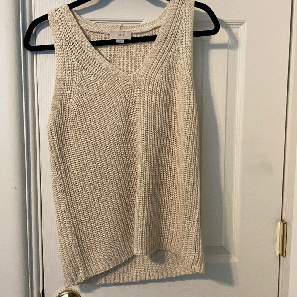 Loft sweater tank